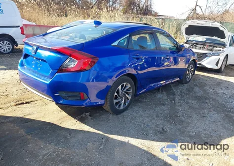2017 Honda Civic Ex from USA, damaged, VIN 19XFC2F75HE200747